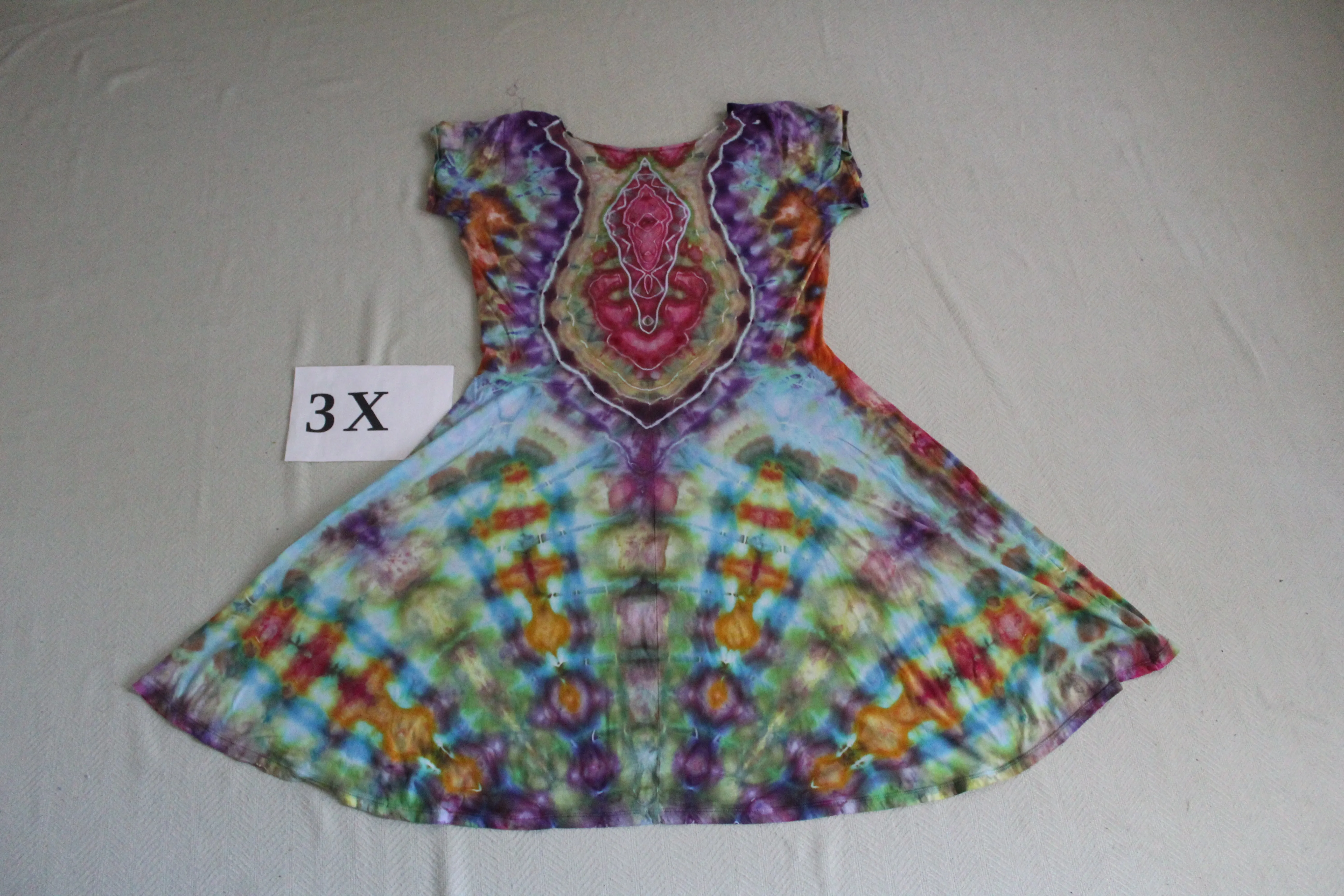 3X Twisted Front Dress