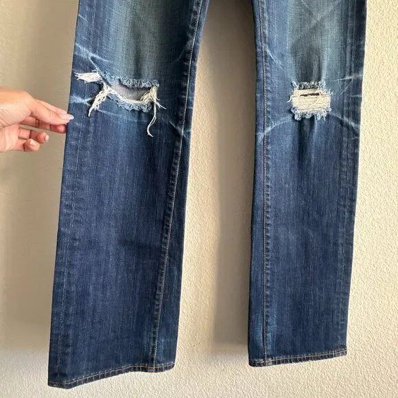 Adriano Goldschmied Tomboy Boyfriend Fit Distressed 27R