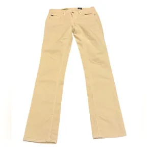 AG Adriano Goldschmied Stevie Jeans Womens Beige Slim Straight 24P
