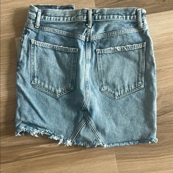 AGOLDE Blue Denim Mini Skirt size 25