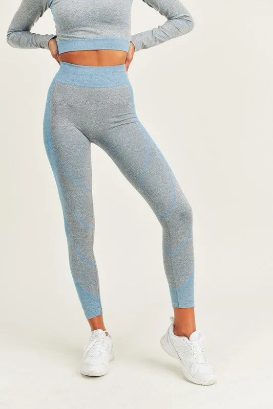 ALESSANDRA WORKOUT SET (GRAY/BLUE)
