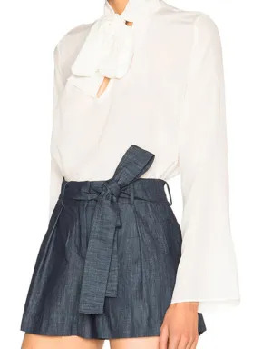Alexis Milana Long Sleeve Blouse in White