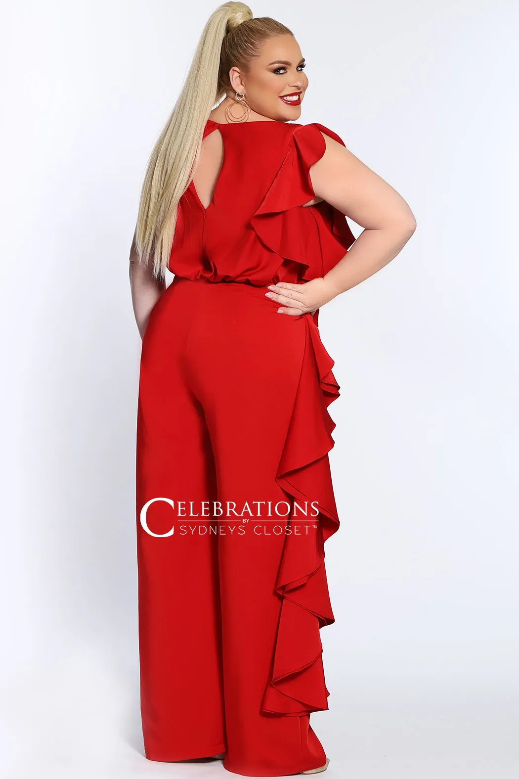 All About the Frills Jumpsuit <br> CE2014