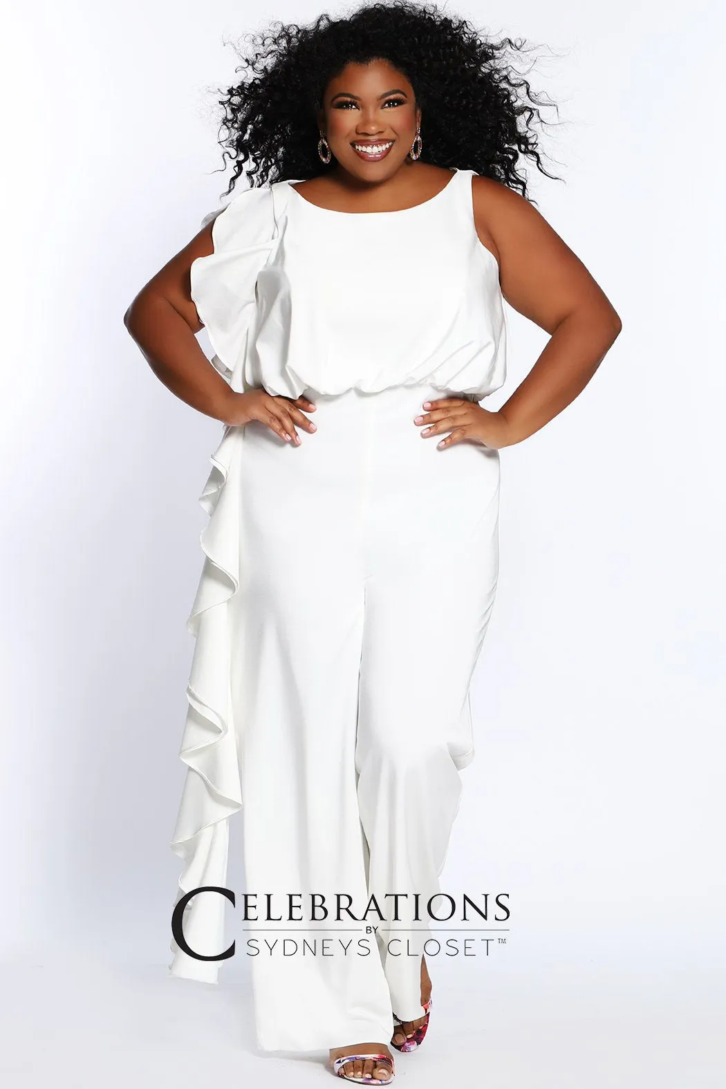 All About the Frills Jumpsuit <br> CE2014