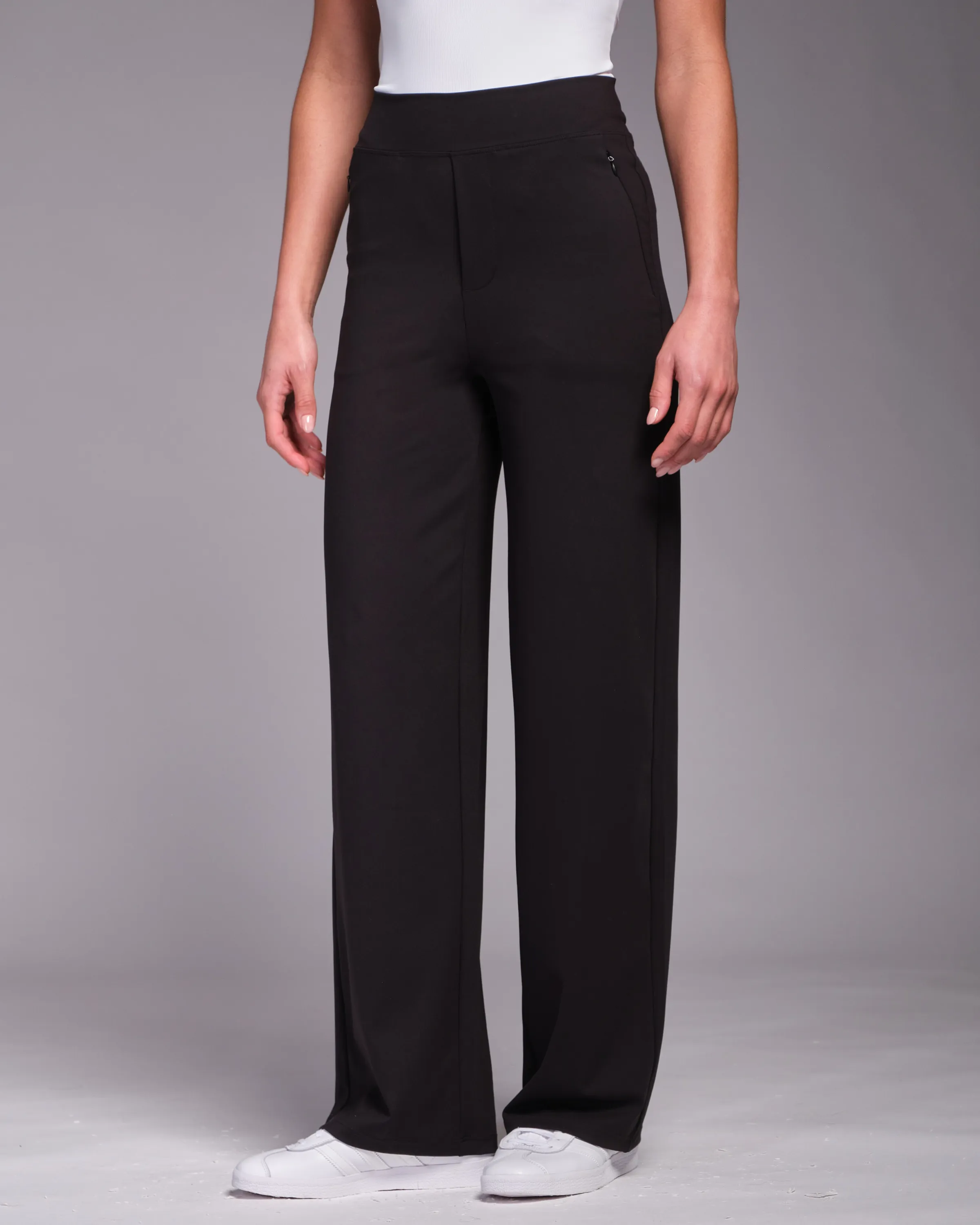 All-Day-Wear Wide Leg Trouser Black