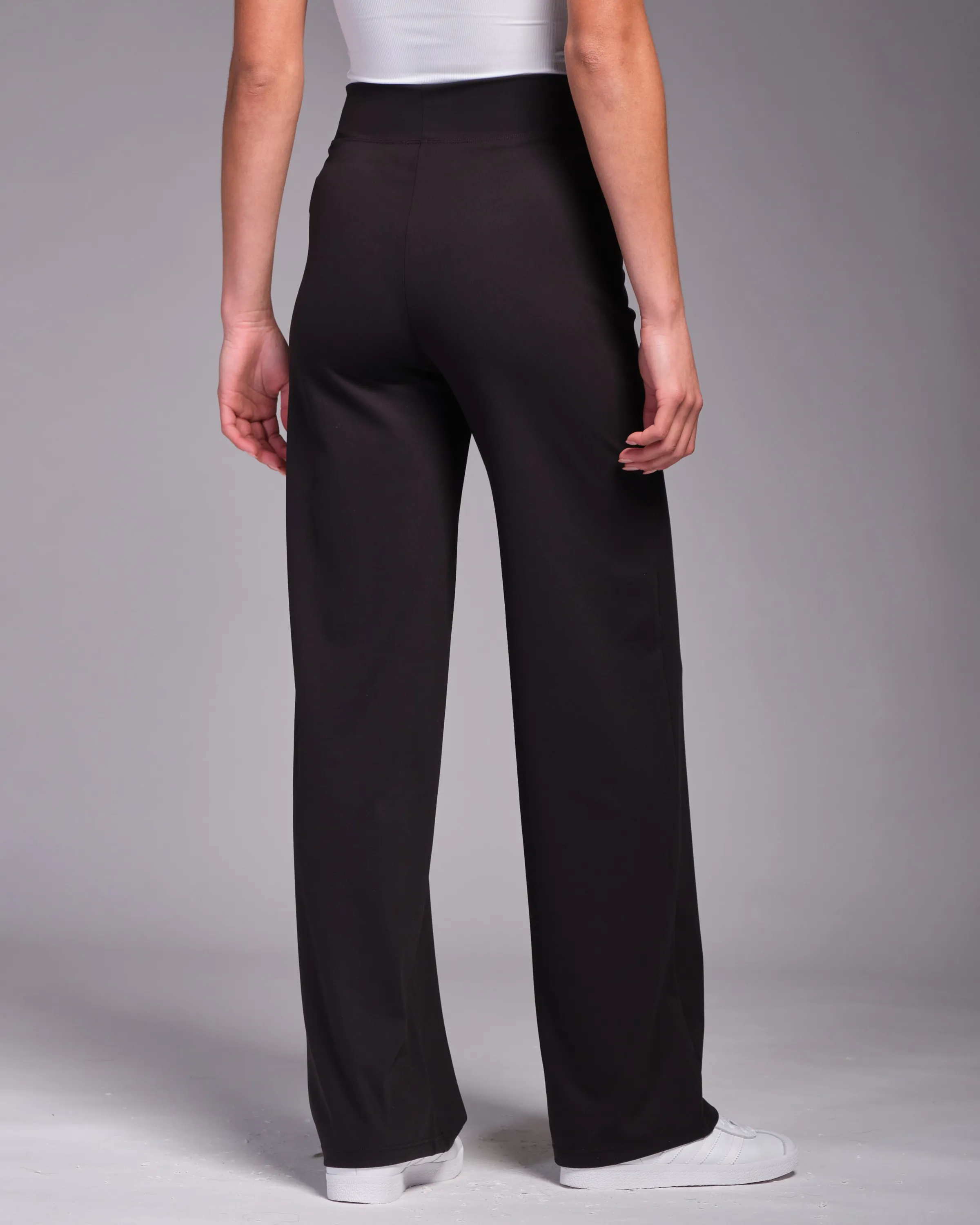 All-Day-Wear Wide Leg Trouser Black