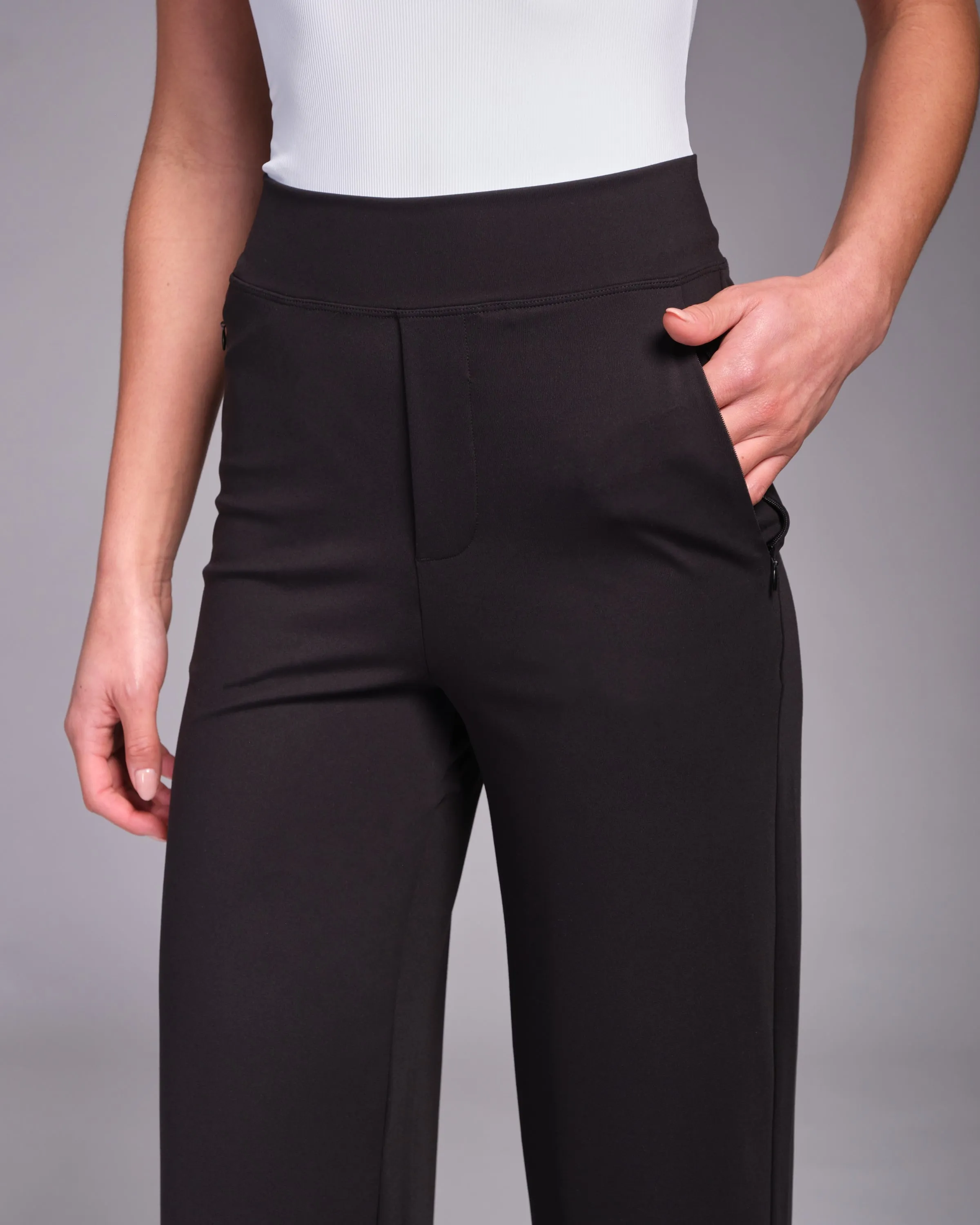 All-Day-Wear Wide Leg Trouser Black
