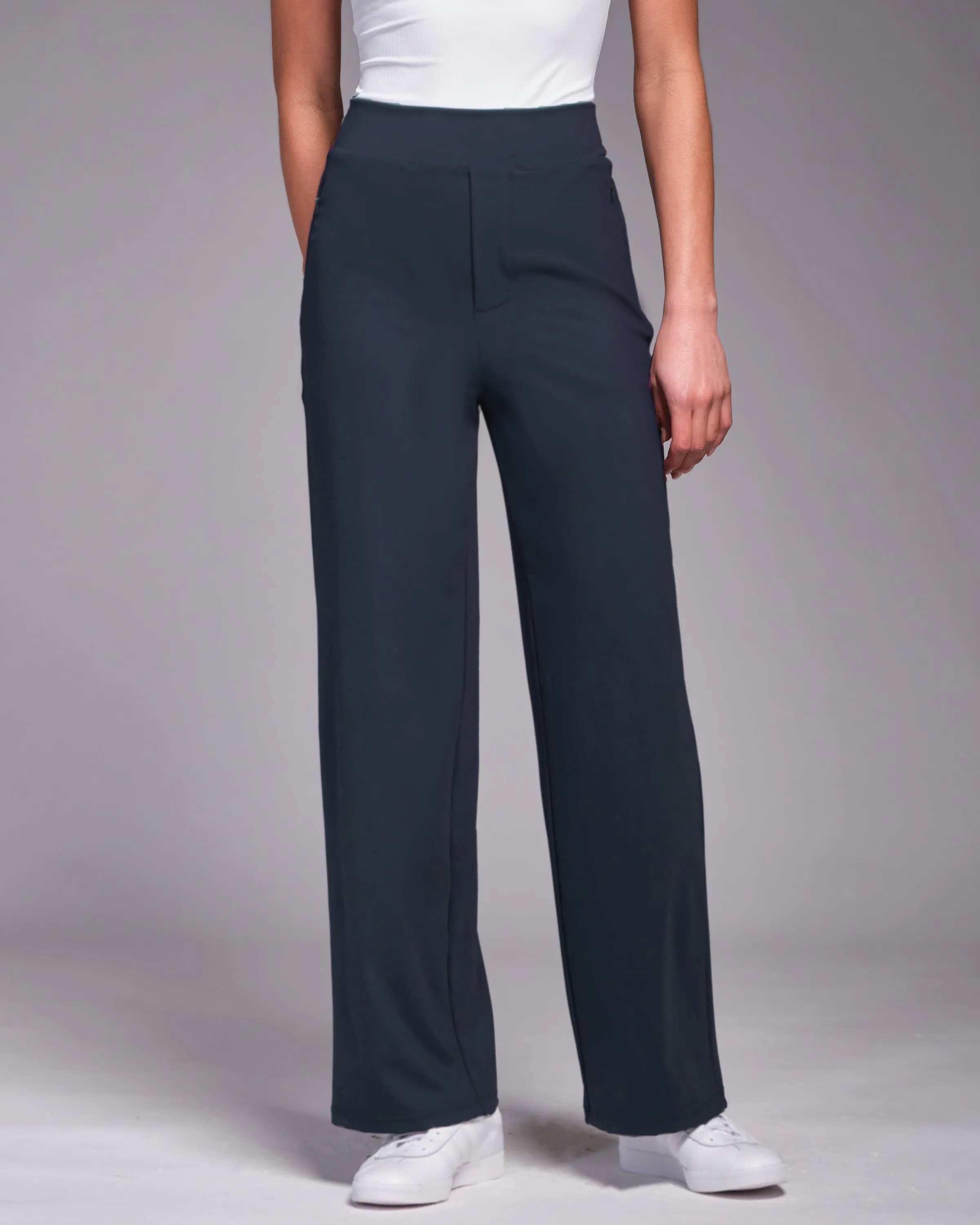All-Day-Wear Wide Leg Trouser Outerspace Navy