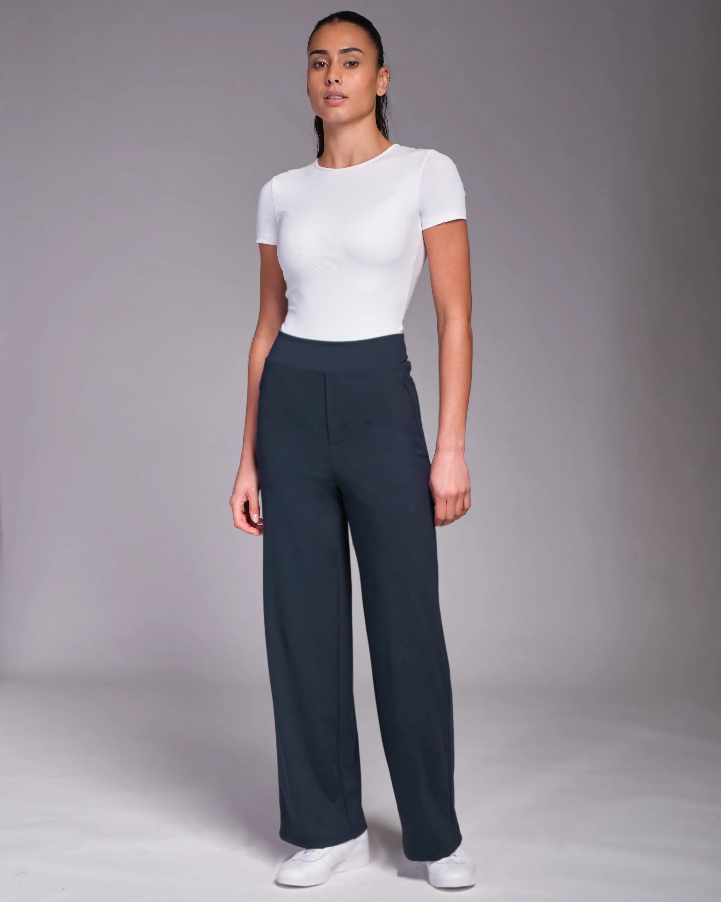 All-Day-Wear Wide Leg Trouser Outerspace Navy