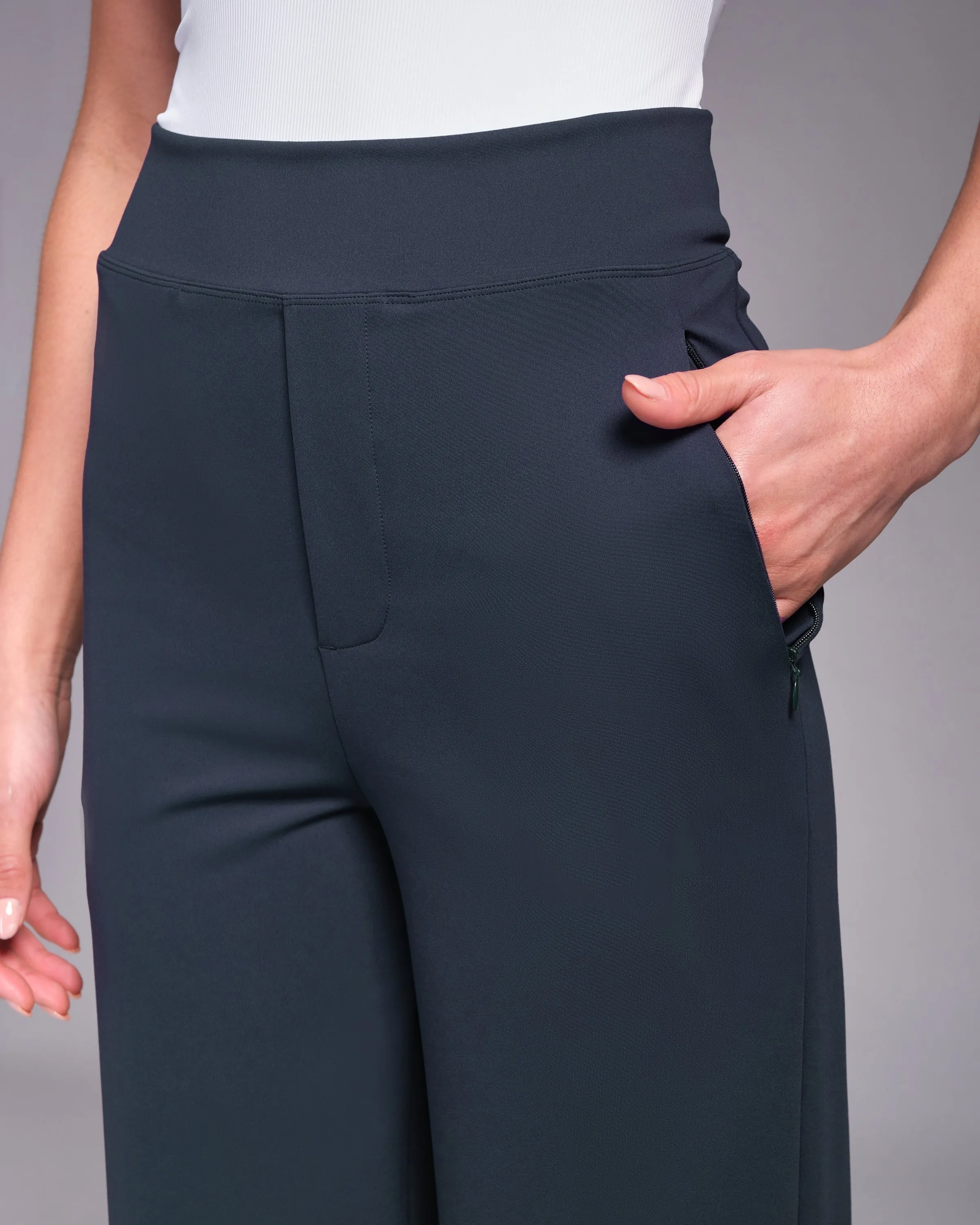 All-Day-Wear Wide Leg Trouser Outerspace Navy