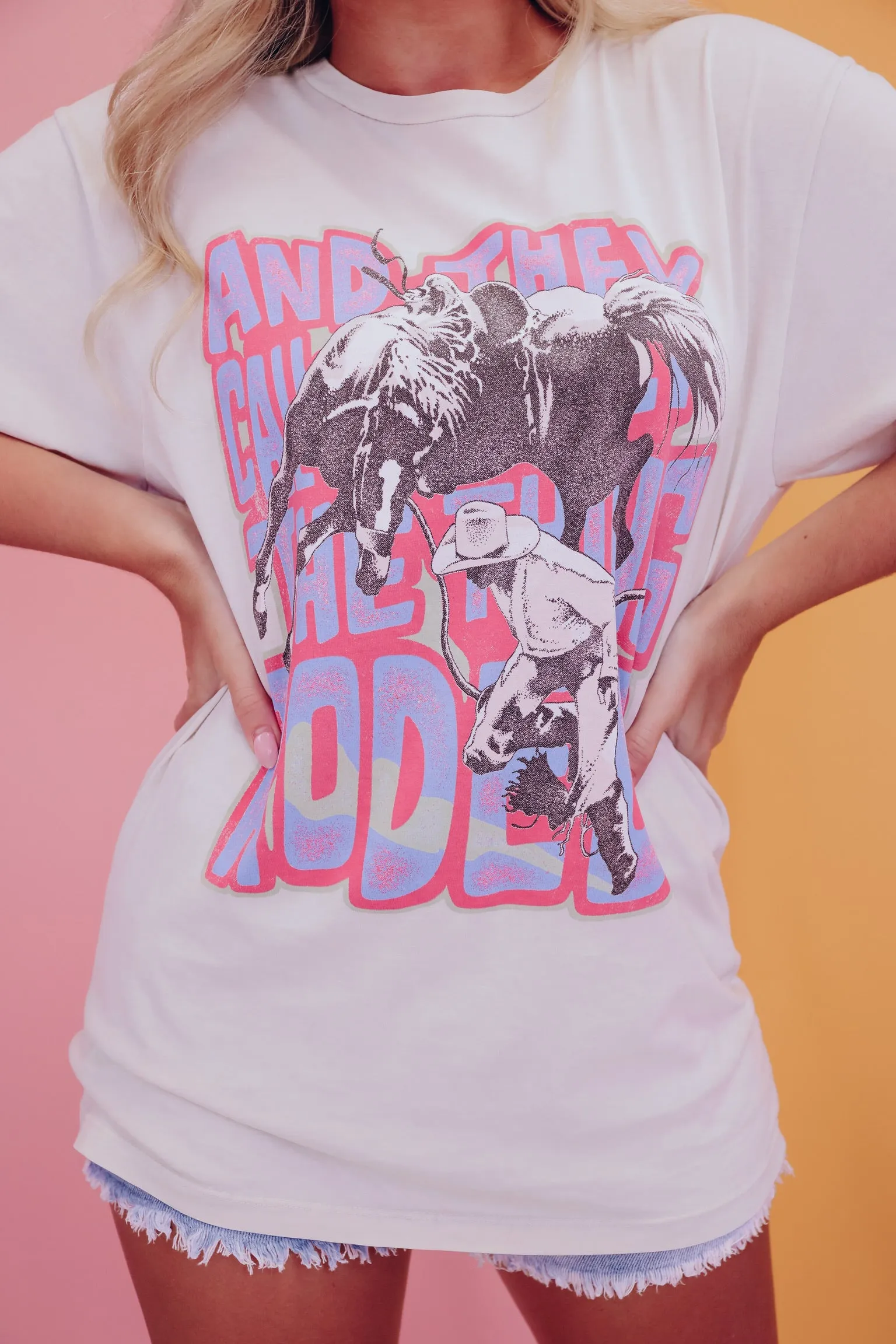 And They Call... Rodeo Graphic Tee - Off White