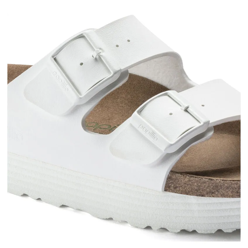 Arizona Platform Vegan - White Birko-Flor||Arizona Platforme végane - Birko-Flor blanc