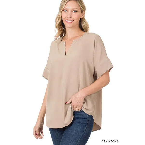 Begin Again Top in Ash Mocha