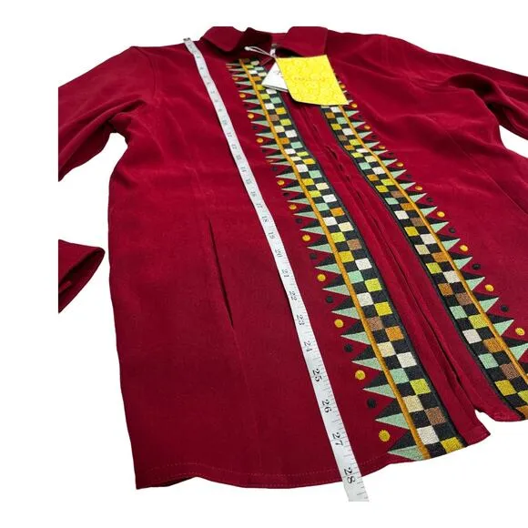 Bob Mackie NWT Greek Mythology Top Jacket &amp; Pants 2 pc Coordinates Womens Small