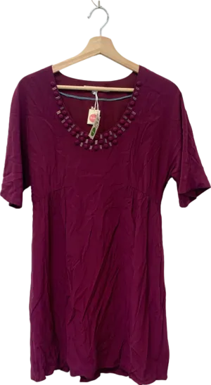 Boden Purple Detailed Dress 10