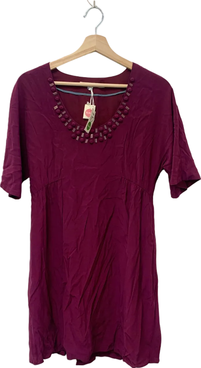 Boden Purple Detailed Dress 10