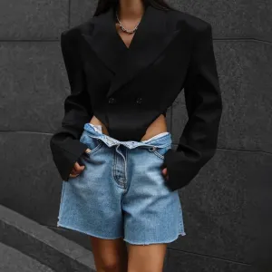Boss & Busy Blazer Bodysuit