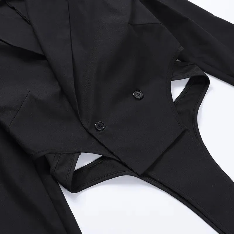 Boss & Busy Blazer Bodysuit