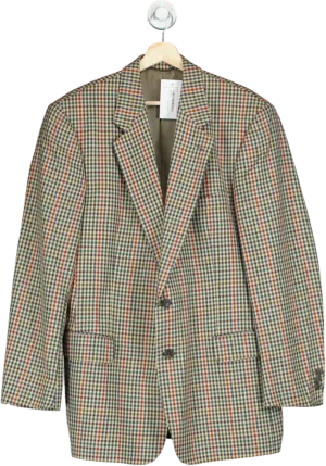 Burberrys Multicolour Checkered Blazer UK XXL