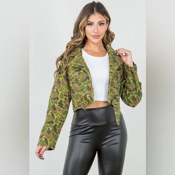 Camo Green Women's Jacket