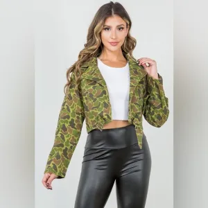 Camo Green Women's Jacket