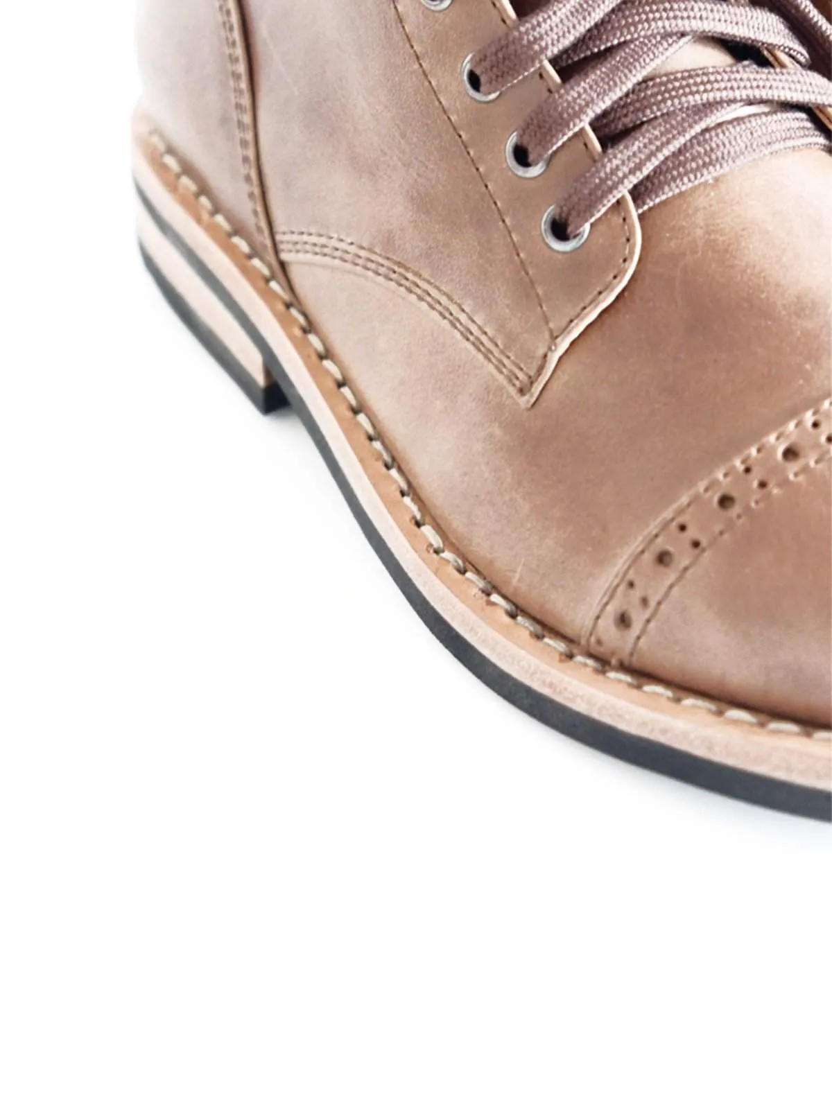 Chevalier Captoe Boots Natural Chromexcel