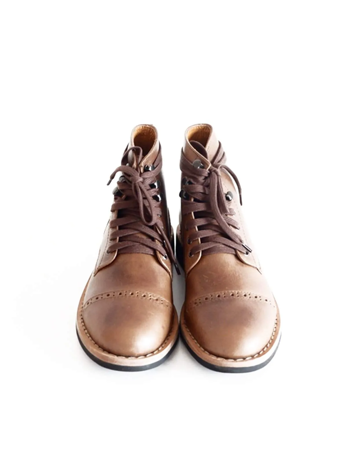 Chevalier Captoe Boots Natural Chromexcel
