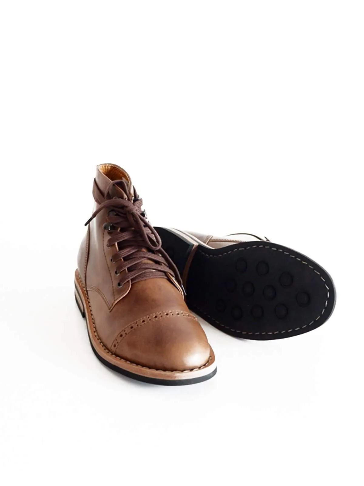 Chevalier Captoe Boots Natural Chromexcel