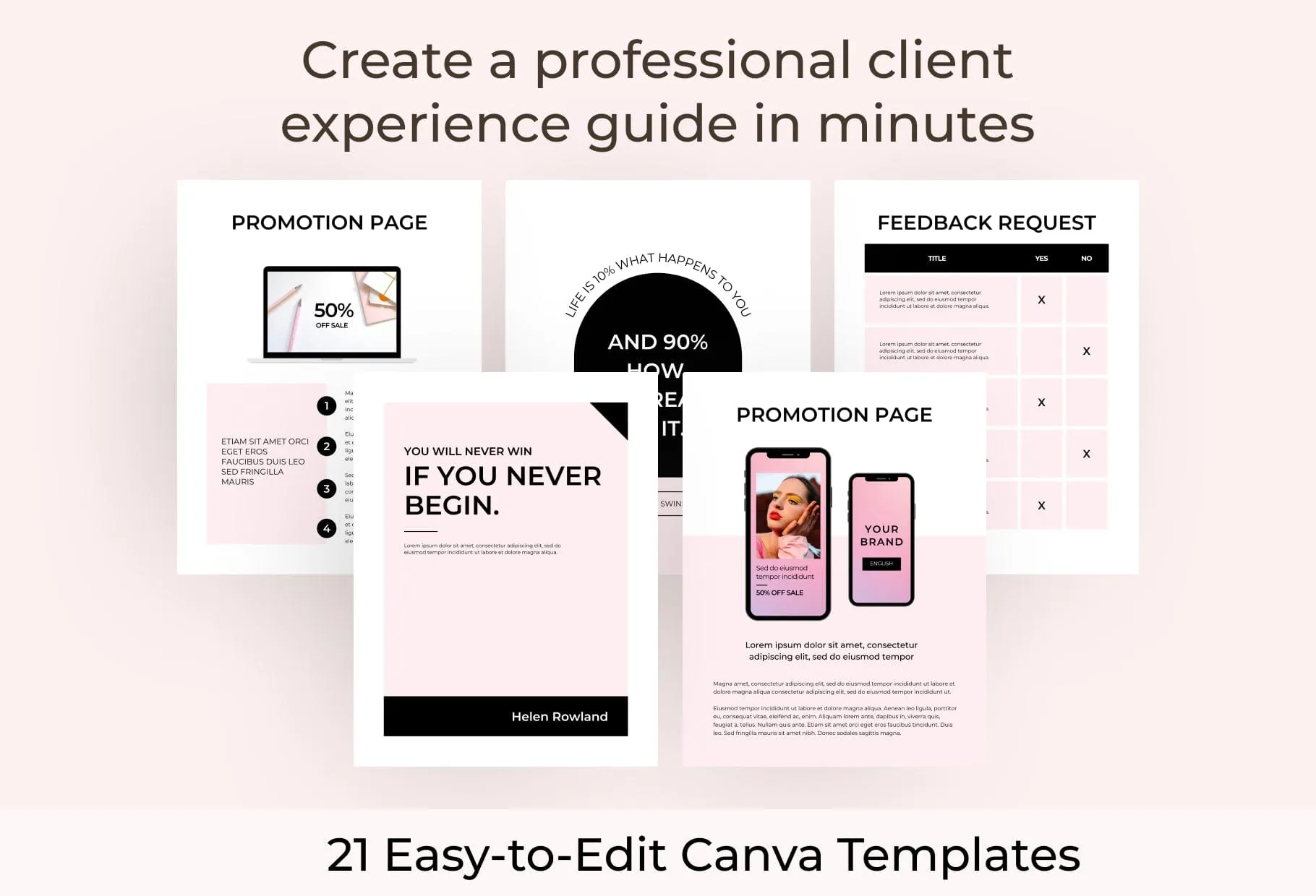 Chic Service Providers Canva Bundle