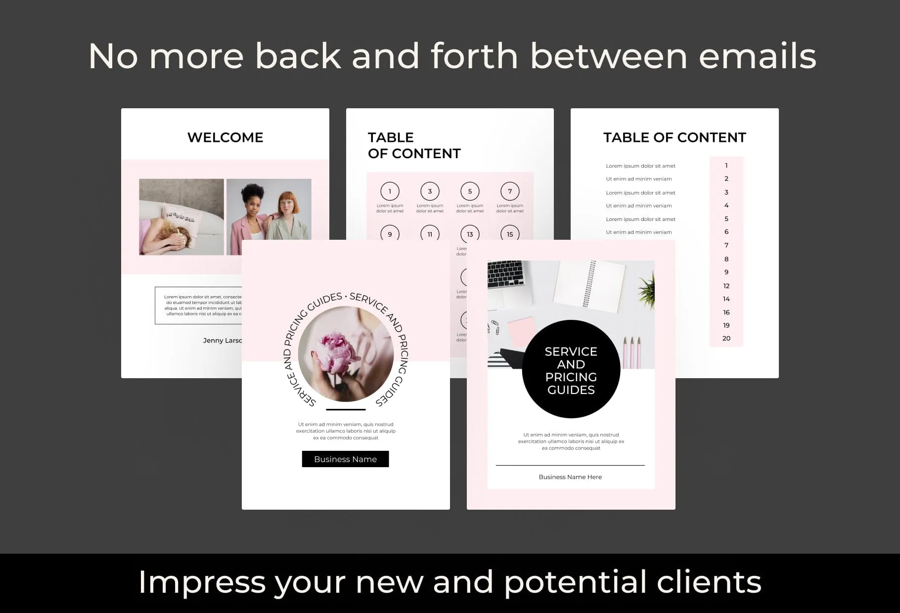 Chic Service Providers Canva Bundle