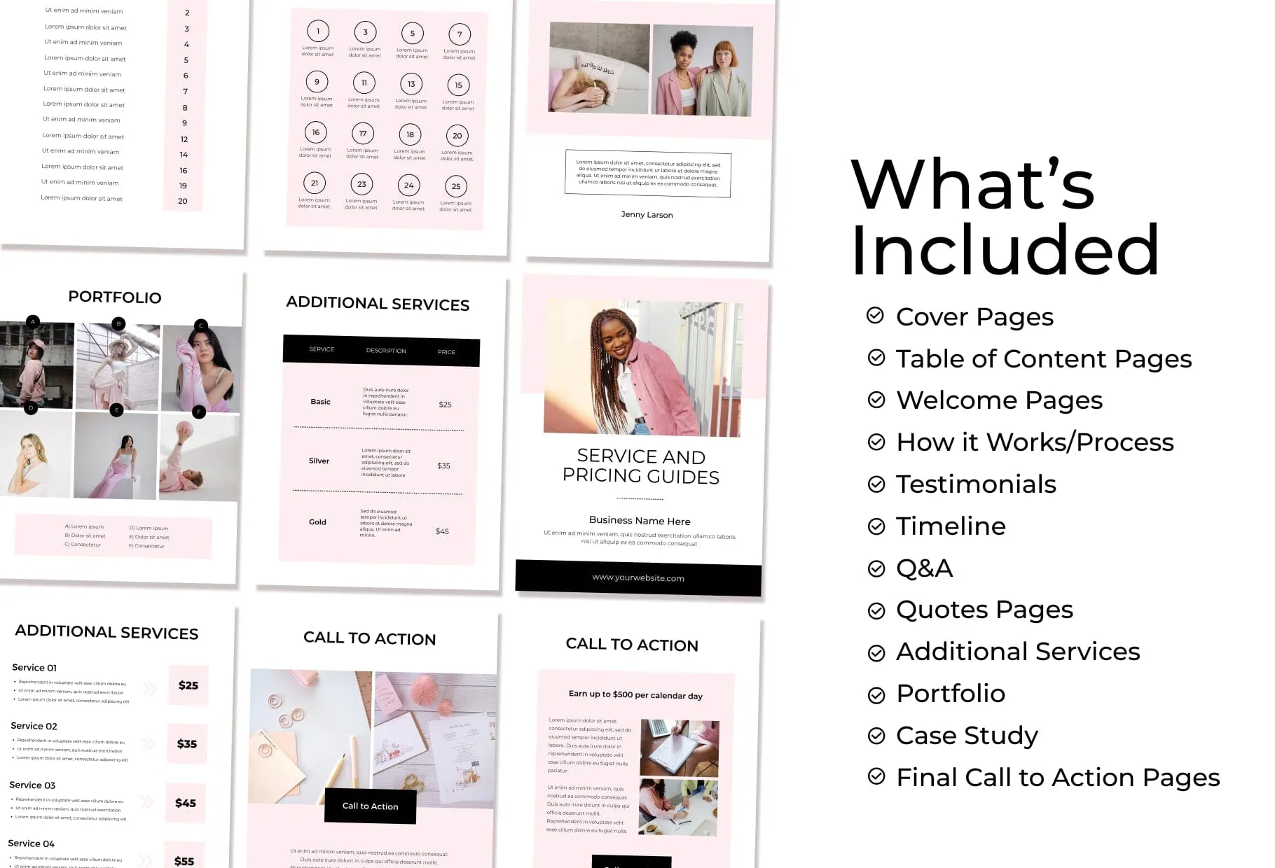 Chic Service Providers Canva Bundle