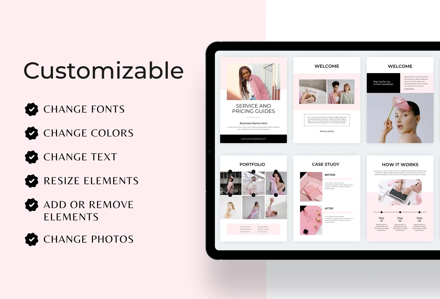 Chic Service Providers Canva Bundle
