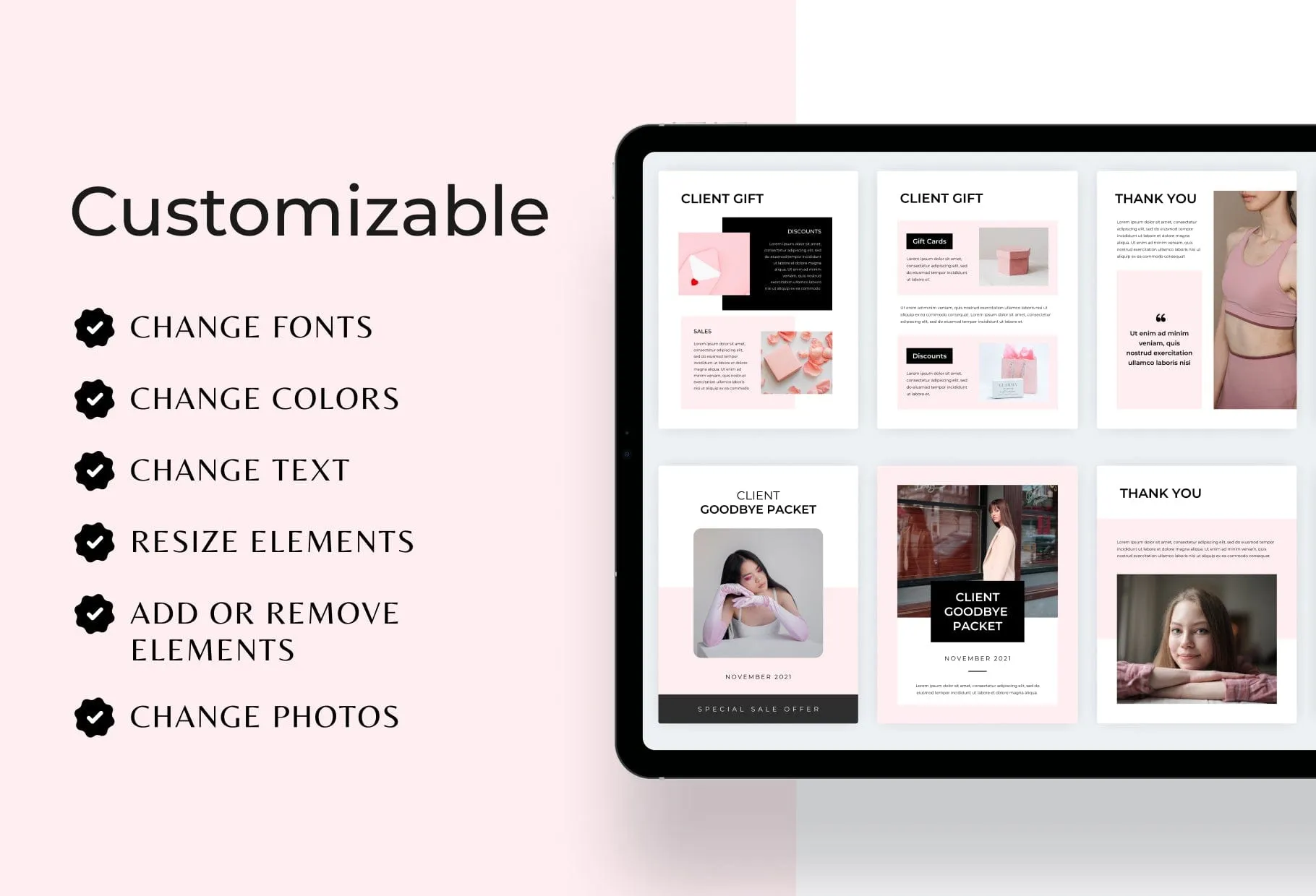 Chic Service Providers Canva Bundle