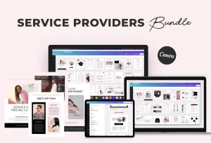Chic Service Providers Canva Bundle