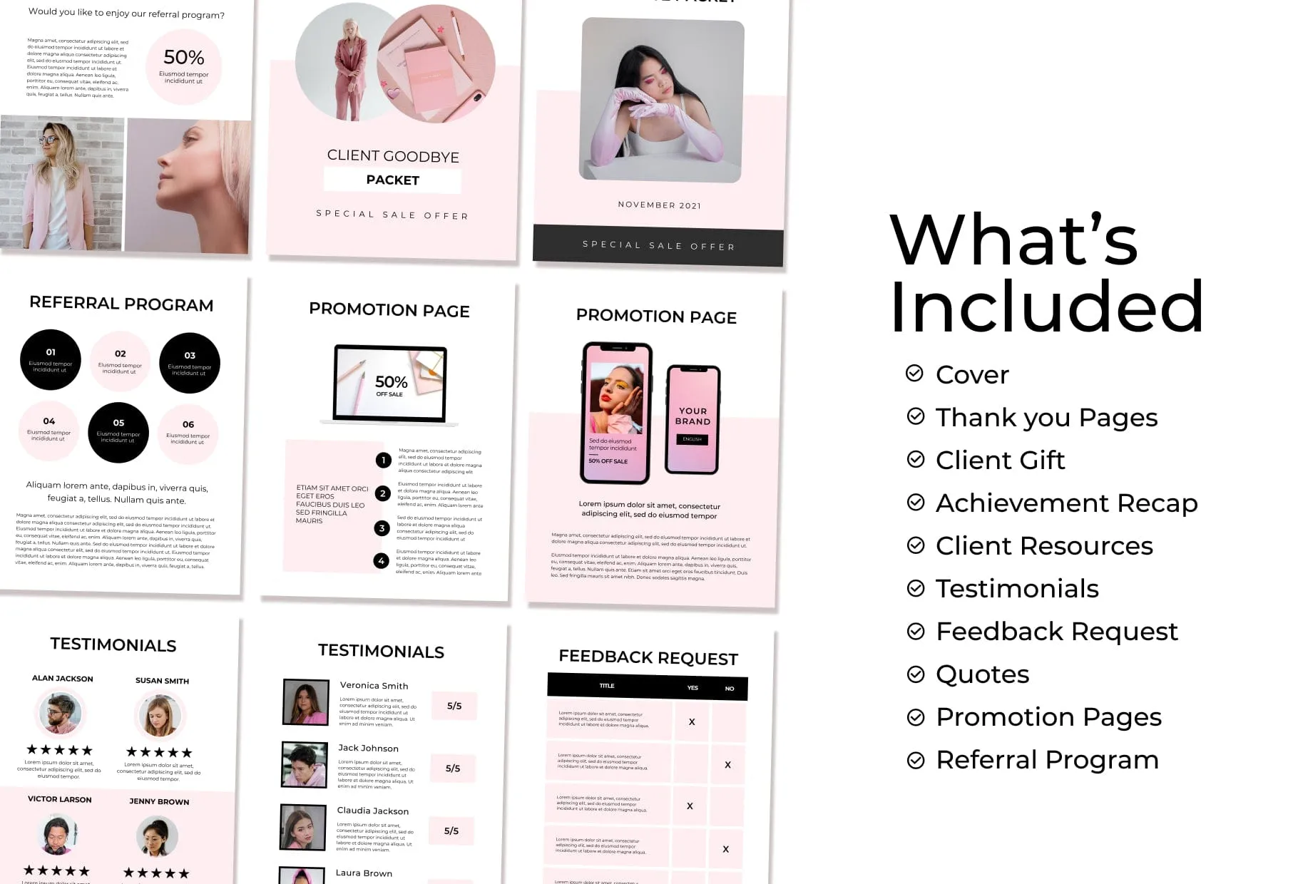 Chic Service Providers Canva Bundle