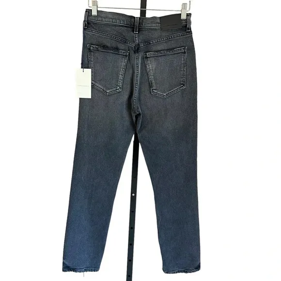 Citizens of Humanity Jolene High Rise Straight Leg Jeans Hush Hush 27 NWT Grunge