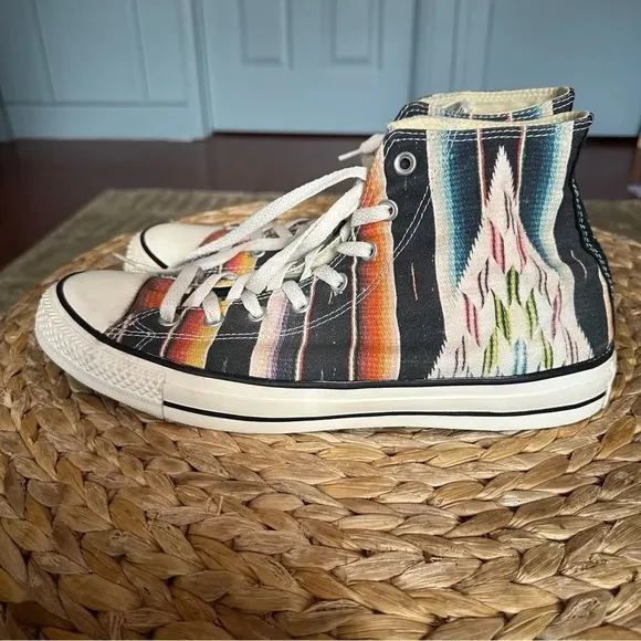 Converse Chuck Taylor HI Top Limited Edition 1446 MultiColor Woven Print Sneaker