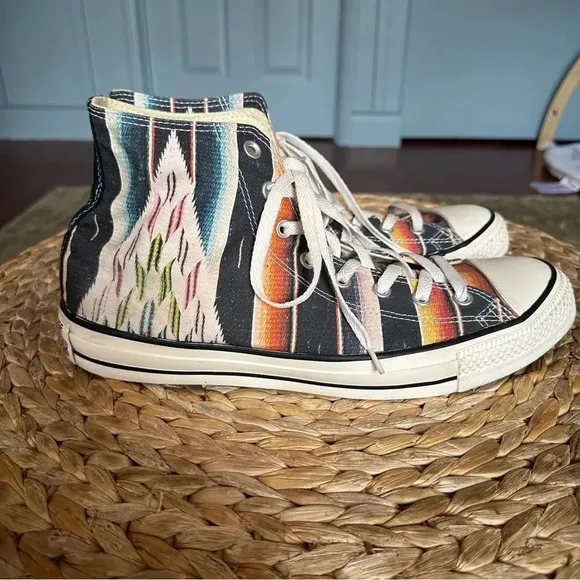 Converse Chuck Taylor HI Top Limited Edition 1446 MultiColor Woven Print Sneaker