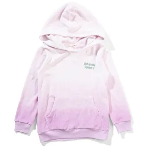 Coral Hoody - Lilac Dip Dye
