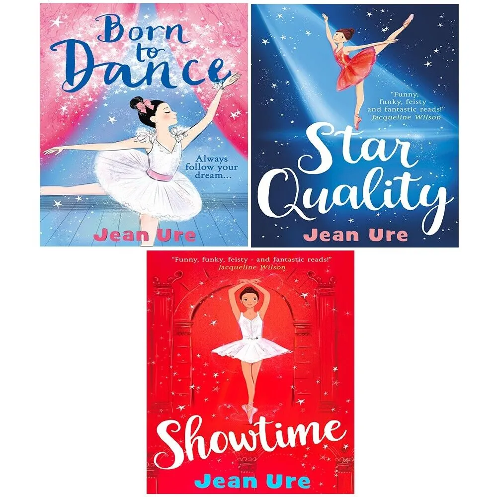 Dance Trilogy Collection 3 Books Set by Jean Ure Star Quality, Showtime