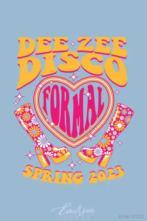 Delta Zeta Arkansas Tech University Disco Formal T-shirt