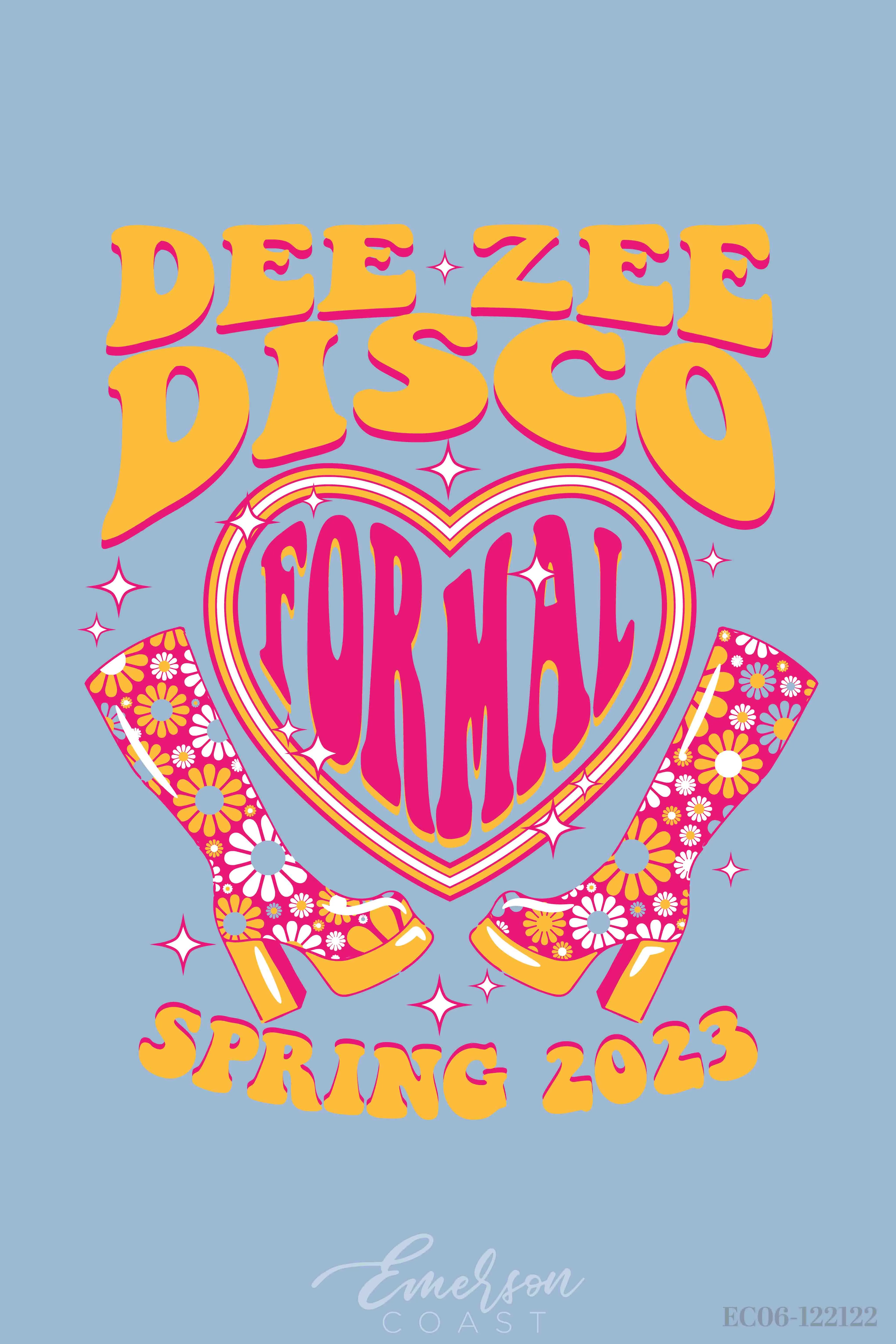 Delta Zeta Arkansas Tech University Disco Formal T-shirt