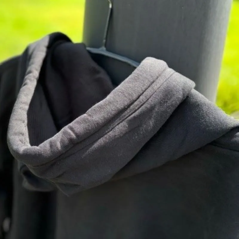 'dirtbag' Black Organic Cotton Hoodie