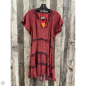 Dress Casual Short By Anthropologie In Red, Size: S