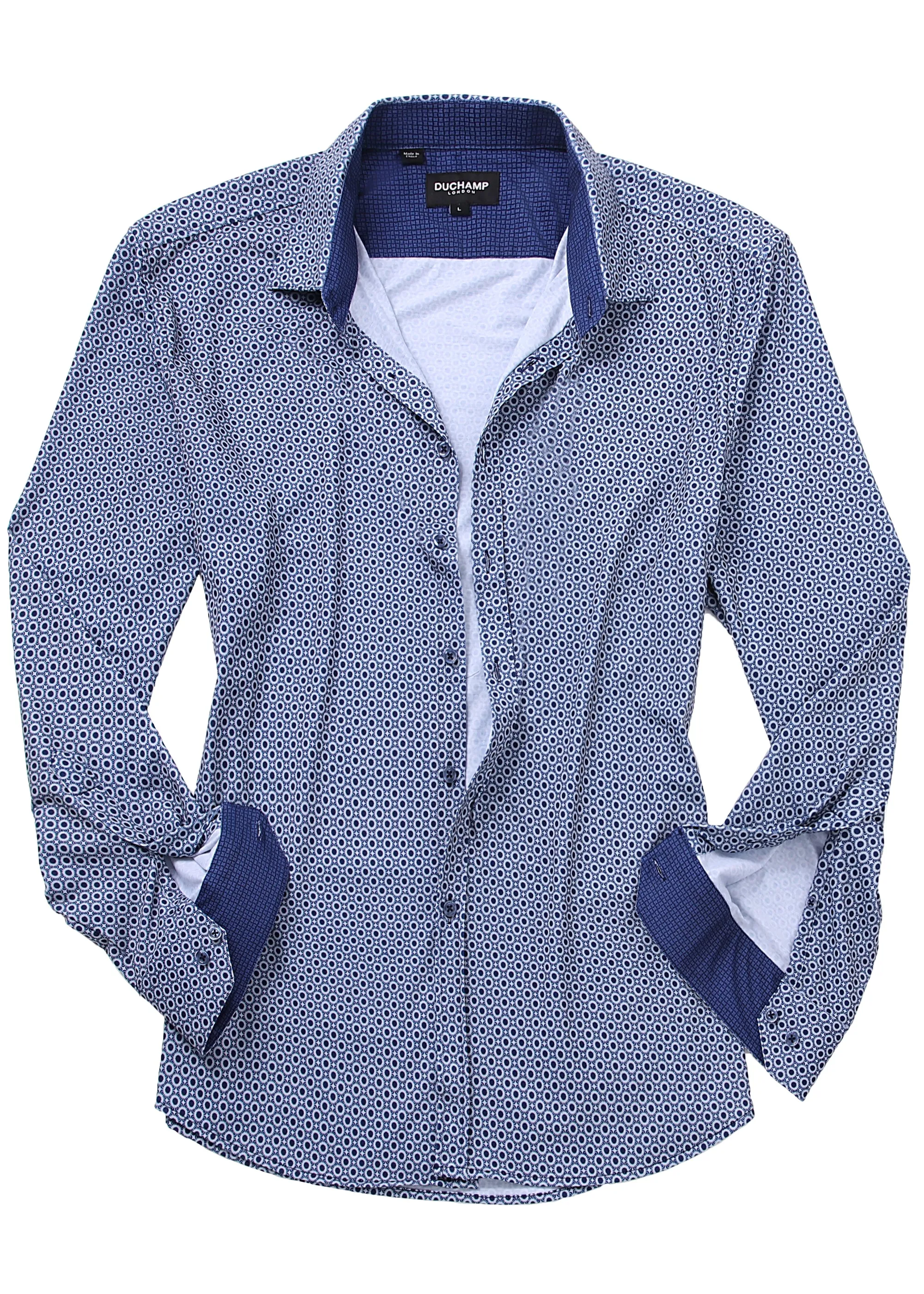 Duchamp London Neat Casual Knit Shirt