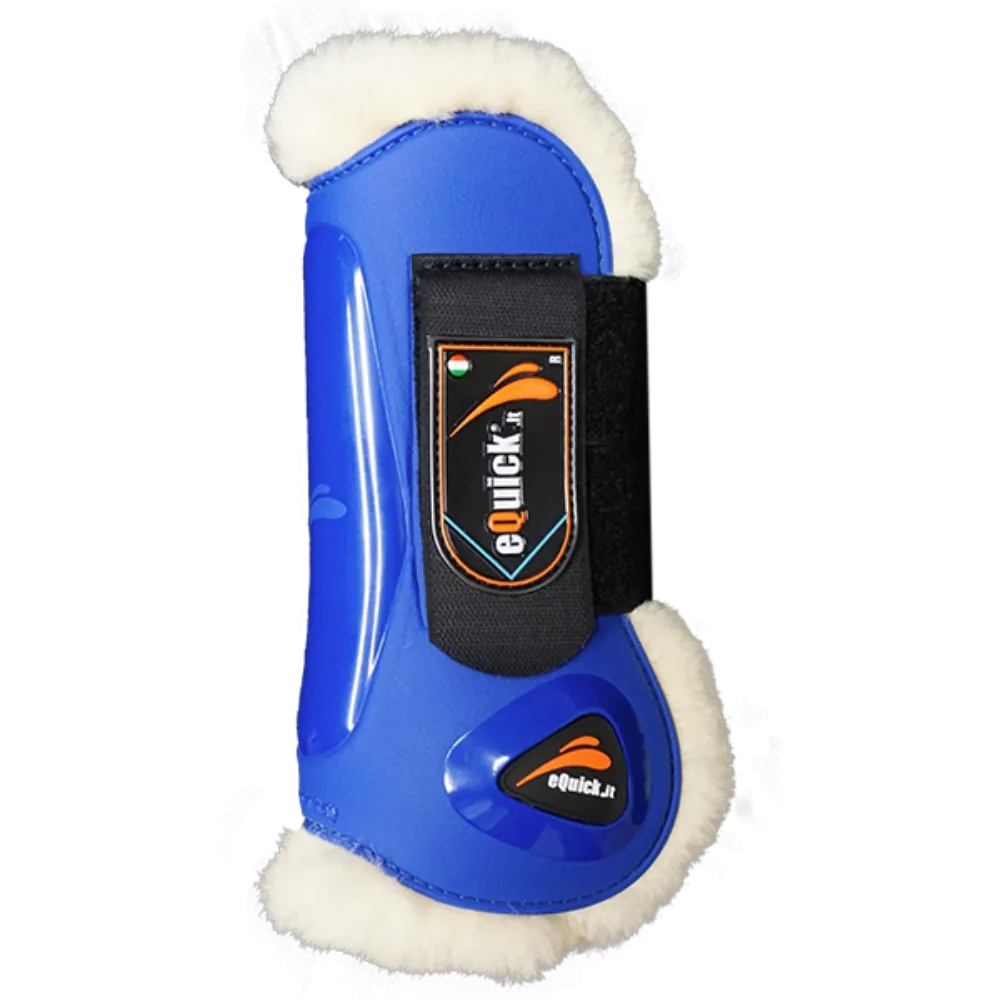 eLight Front Fluffy Velcro Boots by eQuick