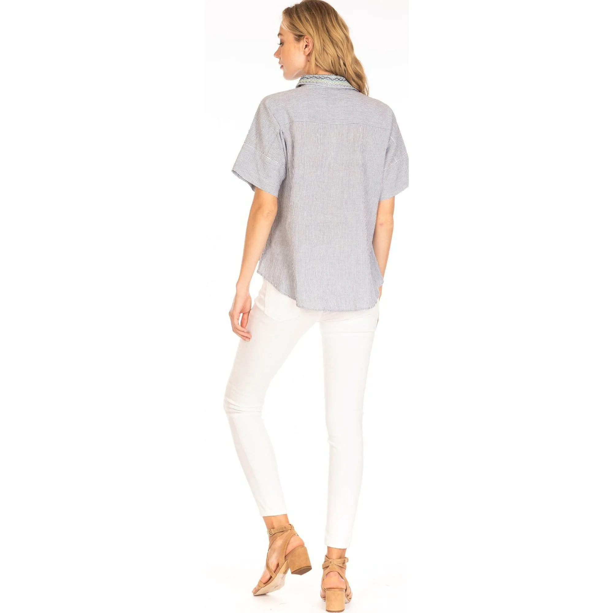 Elsie Chambray Top