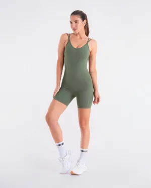 Enterizo Chic Verde Oliva