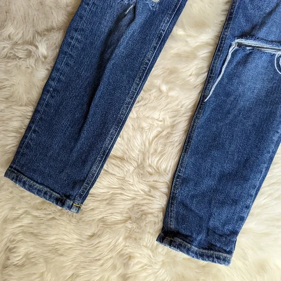 EUC Anthropologie Pilcro Ultra High Rise Slim Straight Jeans