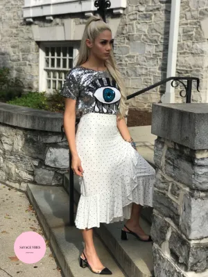 Eye Sequin Top